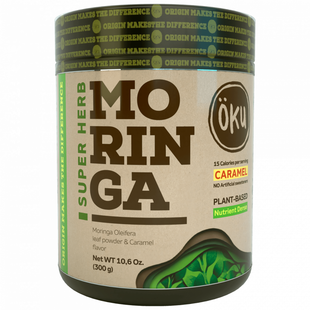 OKU Moringa En Polvo Caramelo 300 Gr