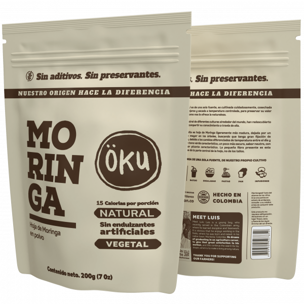 OKU Moringa Hoja Suelta 200 Gr