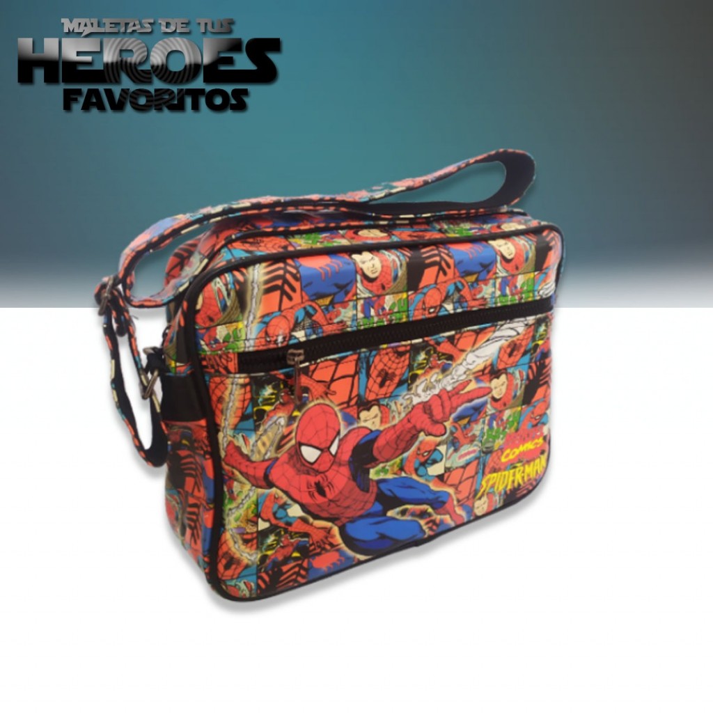 Bolso Manos Libres Super Héroes Maleta Morral Colegial Spiderman