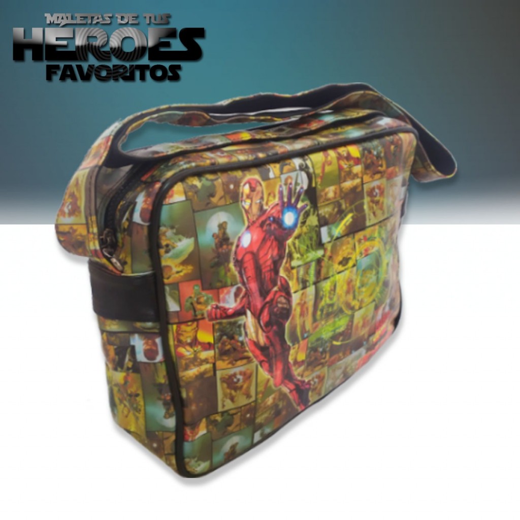 Bolso Manos Libres Super Héroes Maleta Morral Colegial Aironman