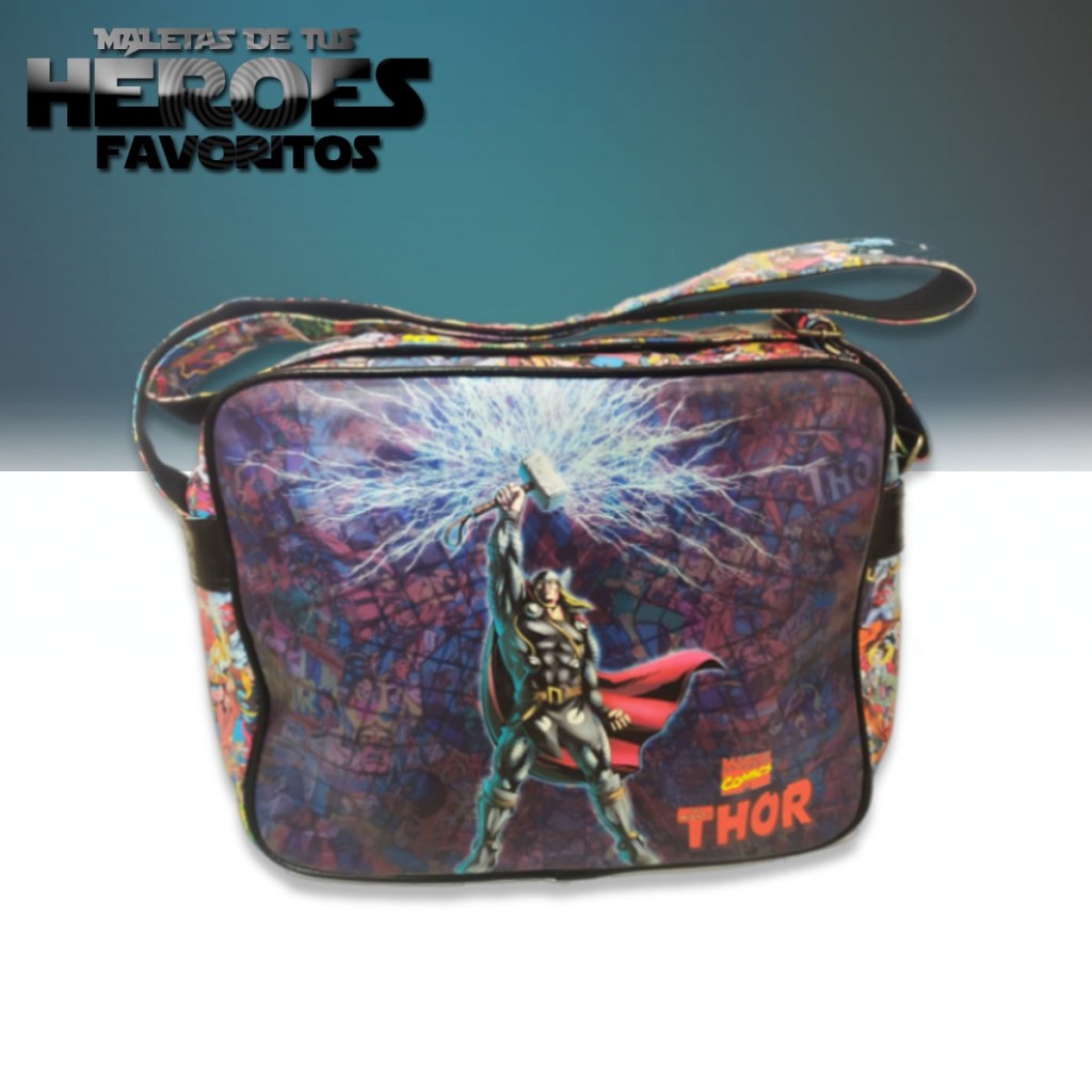 Bolso Manos Libres Super Héroes Maleta Morral Colegial Thor