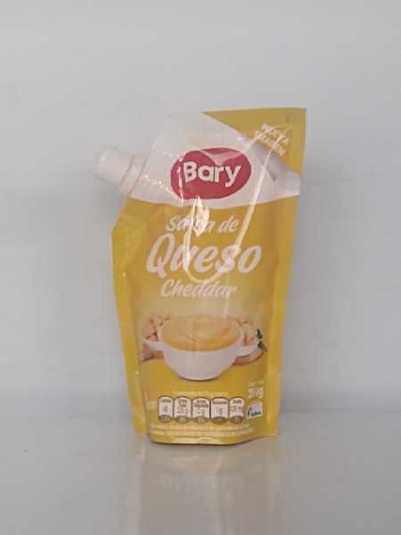 SALSA QUESO CHEDDAR BARY X200gr D.P