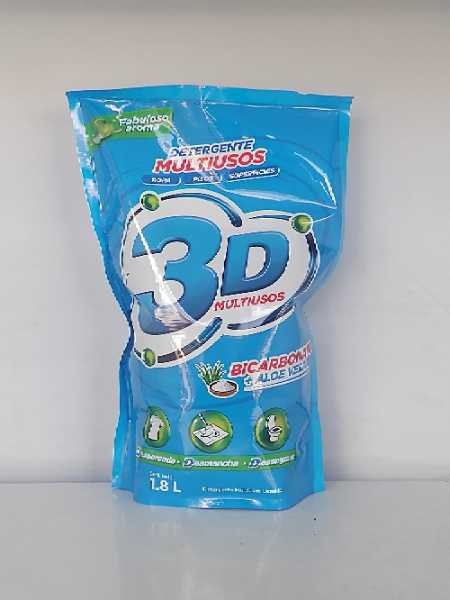 DETERGENTE LIQ. MULTIUSOS 3D 240ml