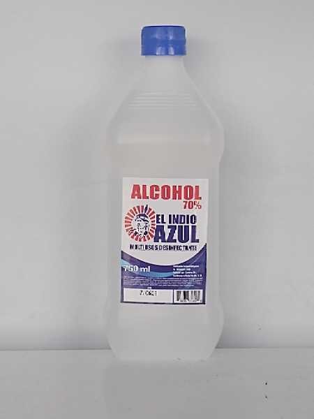 ALCOHOL EL INDIO X 750ml.