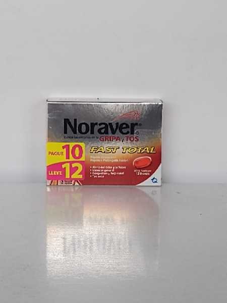 NORAVER GRIPA FAST PAGUE 10 LLEVE 12 CAP