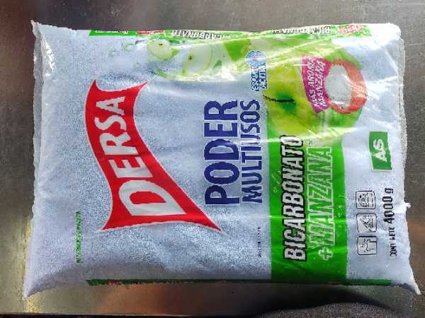 DERSA BICARBONATO MANZANA  X 4.000gr