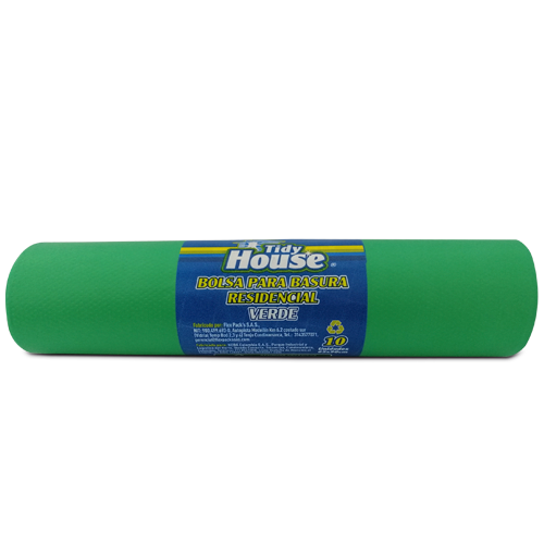 BOLSA VERDE TIDY HOUSE 10 UND