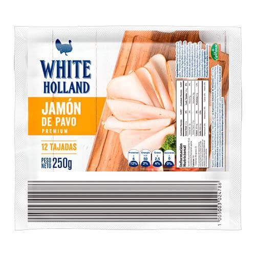 JAMON DE PAVO WHITE HOLLAND 250 G