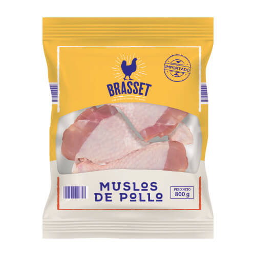 MUSLOS DE POLLO IMPORTADOS BRASSET 800 G