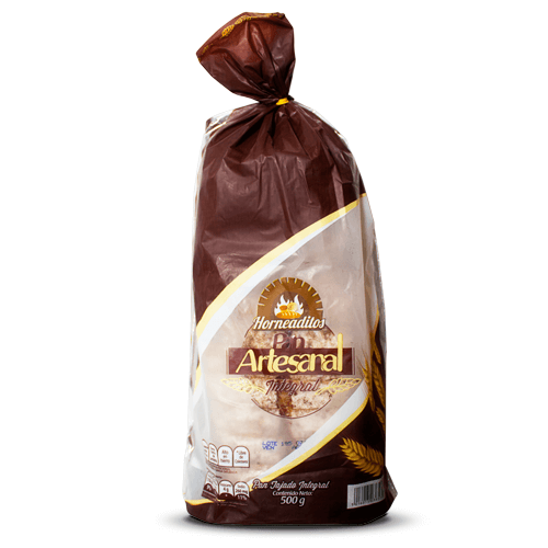PAN TAJADO ARTESANAL INTEGRAL HORNEADITOS 500 G