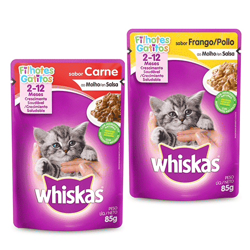 ALIMENTO HÚMEDO PARA GATITOS WHISKAS 85 G