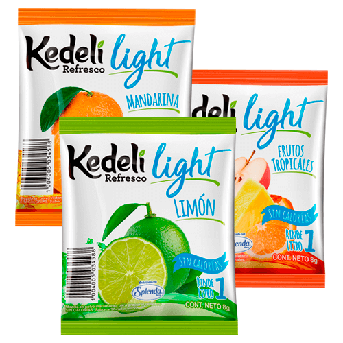 REFRESCO POLVO LIGHT KEDELI 1 LT