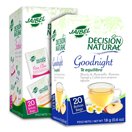 AROMÁTICA DECISIÓN NATURAL JAIBEL 20 BOLSAS