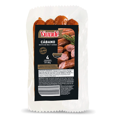 CABANO VIANDE 68 GR X 4 UD