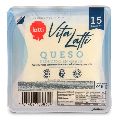 QUESO TAJADO VITA LATTI 249 GR