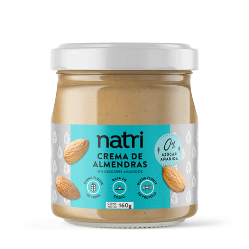 CREMA DE ALMENDRAS SIN AZUCAR NATRI 160G