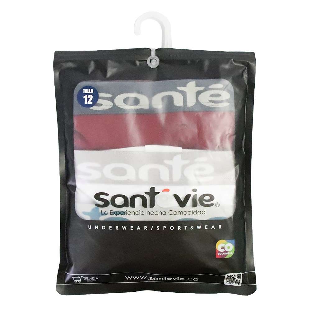 BOXER PO SANTEVIE PACK X 3