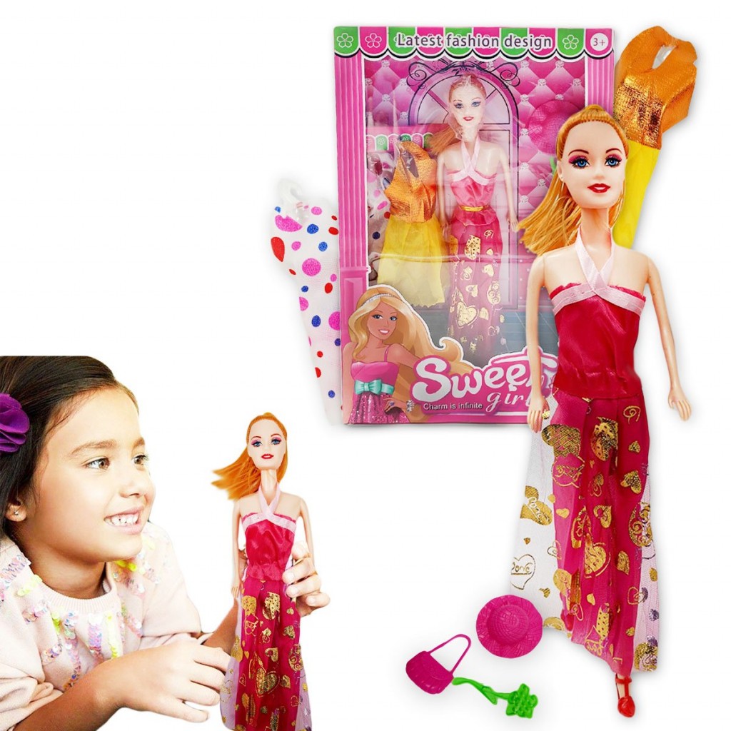 MUÑECA JUGUETE ACCESORIOS JUGUETERÍA NIÑAS VESTIDOS