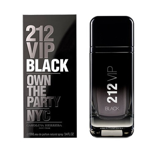 Loción Perfume 212 Vip Black Carolina Herrera 100ml EDP Hombre Original Garantizada