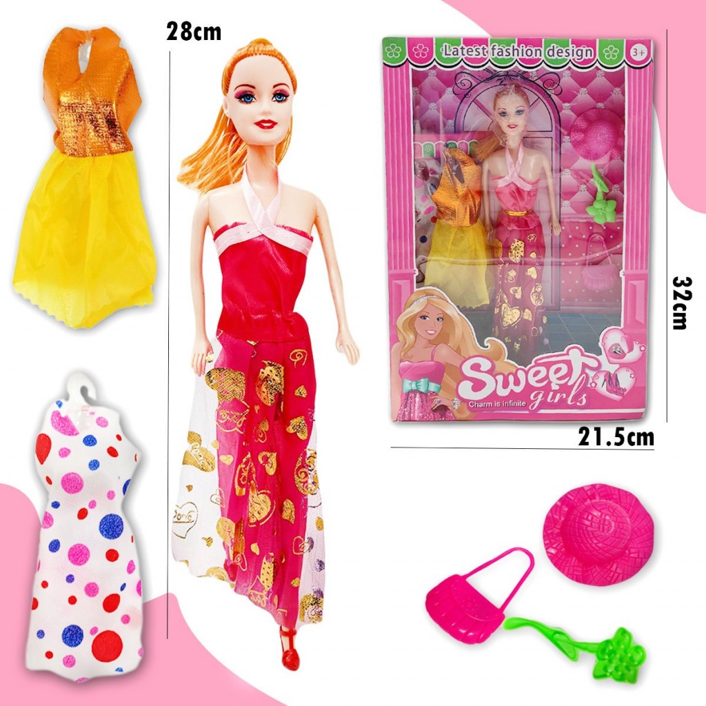 MUÑECA JUGUETE ACCESORIOS JUGUETERÍA NIÑAS VESTIDOS