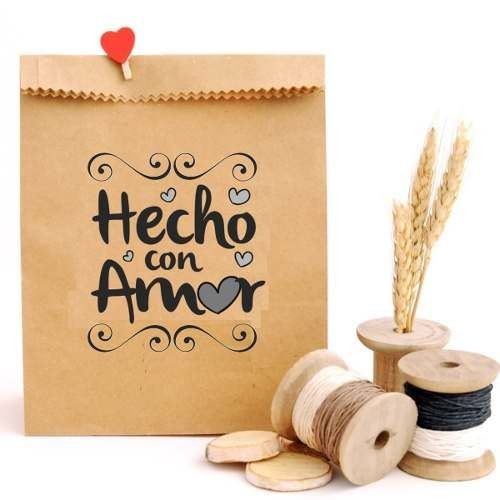 BOLSAS KRAFT ESTAMPADAS Y PERSONALIZADAS A TU GUSTO