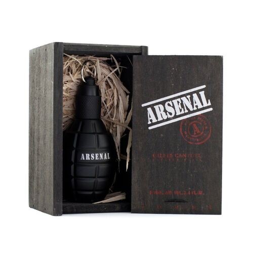 Loción Perfume Arsenal Black Gilles Cantuel 100ml EDP Hombre Original Garantizada