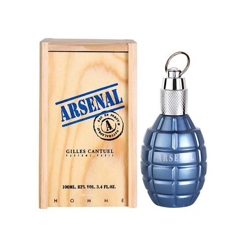 Loción Perfume Arsenal Blue Gilles Cantuel 100ml EDP Hombre Original Garantizada
