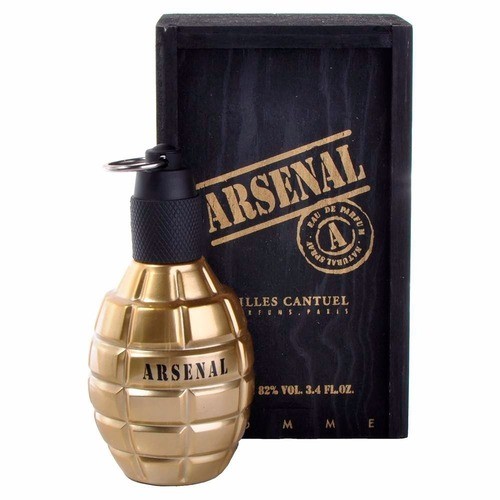 Loción Perfume Arsenal Gold Gilles Cantuel 100ml EDP Hombre Original Garantizada