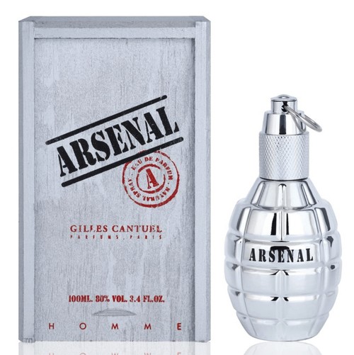 Loción Perfume Arsenal Platinum Gilles Cantuel 100ml EDP Hombre Original Garantizada