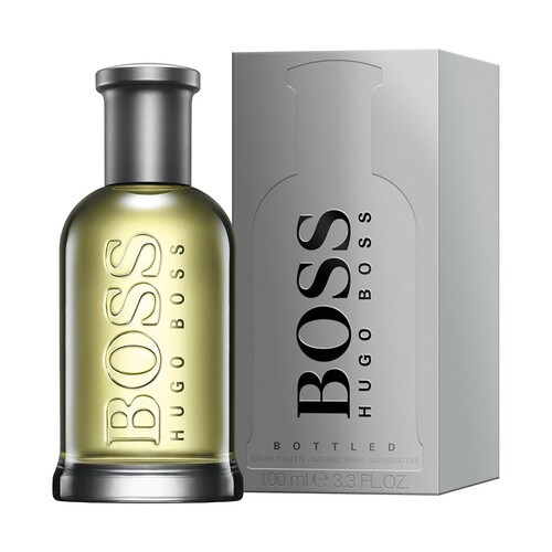 Loción Perfume Boss Bottled Gris Hugo Boss 100ml EDT Hombre Original Garantizada