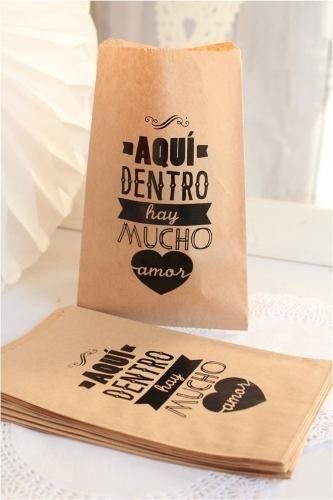 BOLSAS KRAFT ESTAMPADAS Y PERSONALIZADAS A TU GUSTO