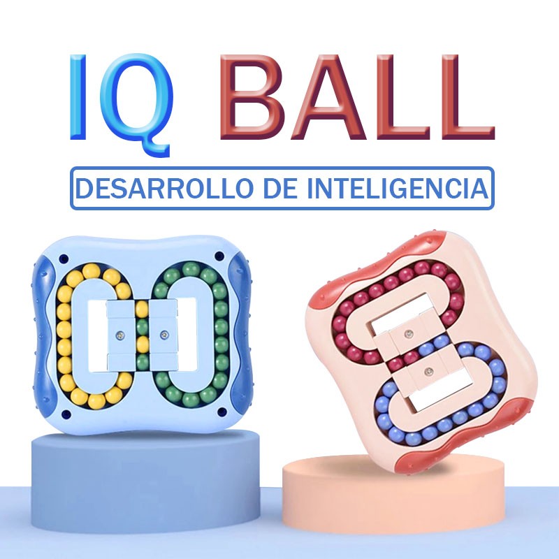 JUGUETES IQ BALL ROJO DIDÁCTICO ANTIESTRÉS DESARROLLO INTELIGENCIA JUGUETERÍA