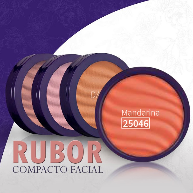 RUBOR DAZZLE COMPACTO FACIAL MANDARINA HND FEMENINO ROSTRO