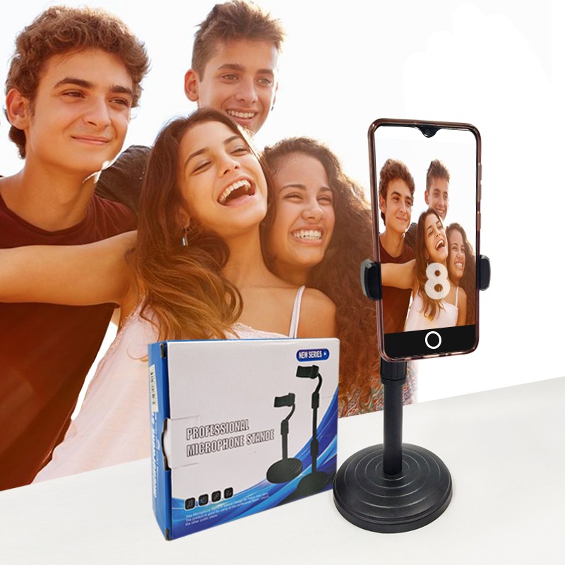 SOPORTE CELULAR BASE AJUSTABLE SELFIS VIDEOS TECNOLOGÍA