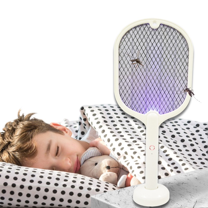 RAQUETA ELÉCTRICA MATA MOSQUITOS ELIMINA INSECTOS