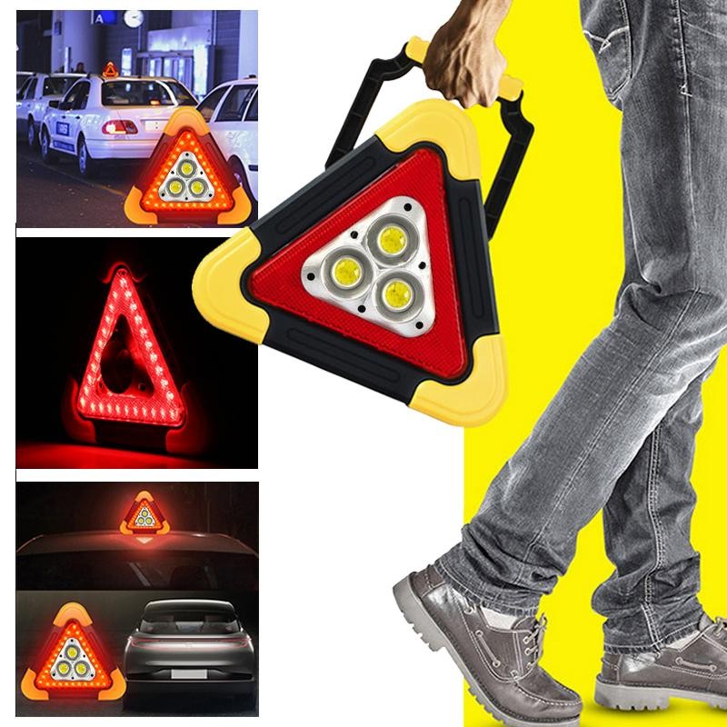 LAMPARA ADVERTENCIA AMARILLA CARRETERA LUZ LED EMERGENCIA