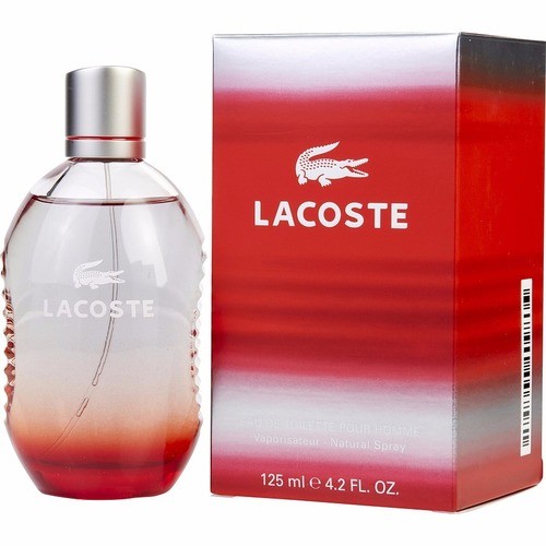Loción Perfume Lacoste Red 125ml EDT Hombre Original Garantizada