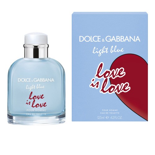 Loción Perfume Light Blue Love is Love Dolce &amp; Gabbana 125ml EDT Hombre Original Garantizada