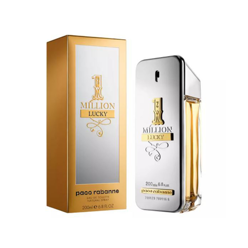 Loción Perfume 1 Million One Million Lucky Paco Rabanne 200ml EDT Hombre Original Garantizada