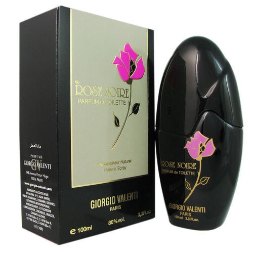 Loción Perfume Rosa Negra Rose Noire Giorgio Valenti 100ml EDT Mujer Original Garantizada