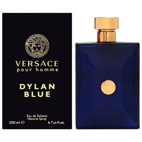 Loción Perfume Versace Dylan Blue Pour Homme 200ml EDT Hombre Original Garantizada