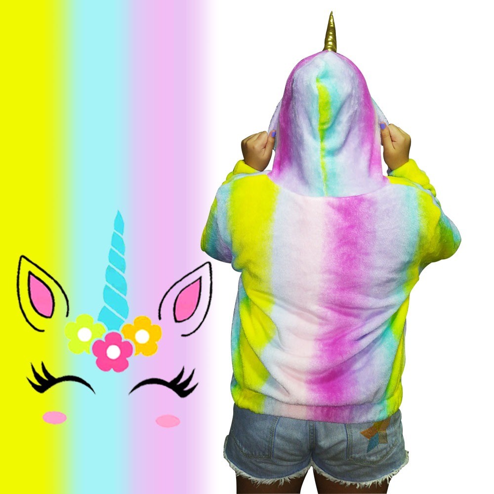 CHOMPA UNICORNIO PARA NIÑAS BUSO 10-12 VESTUARIO INFANTIL $66900