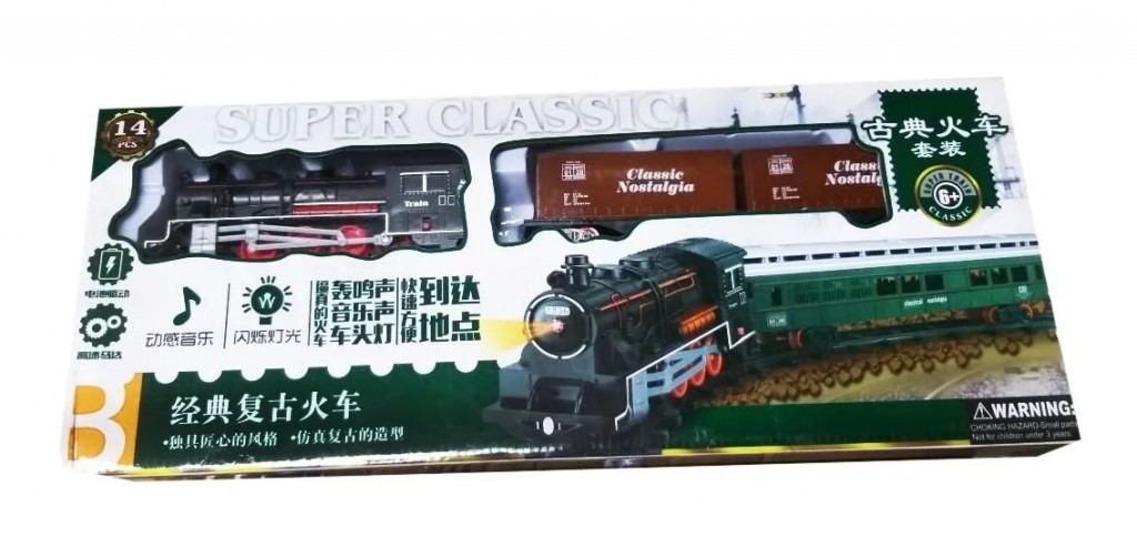 Tren Clásico Pista de Juguete