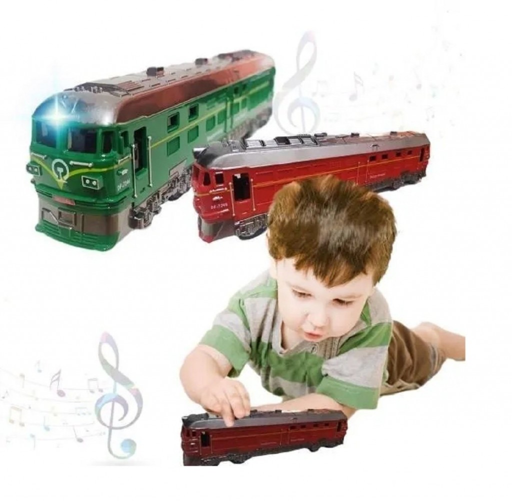 TREN SONIDO LUZ LED JUGUETES JUGUETERÍA JUEGOS DIDÁCTICO DJ0171