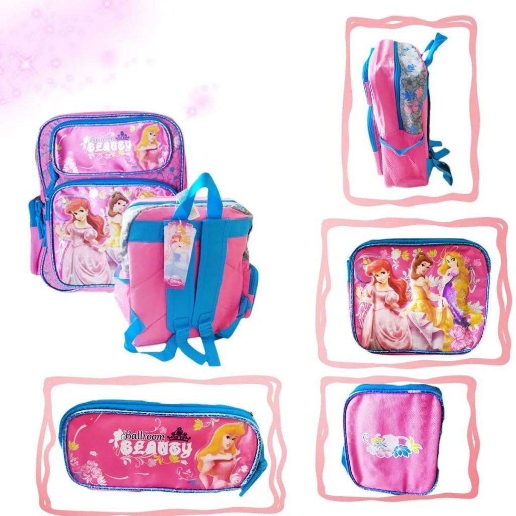 BOLSO MORRAL PRINCESAS DISNEY ORIGINAL MALETA ESCOLAR