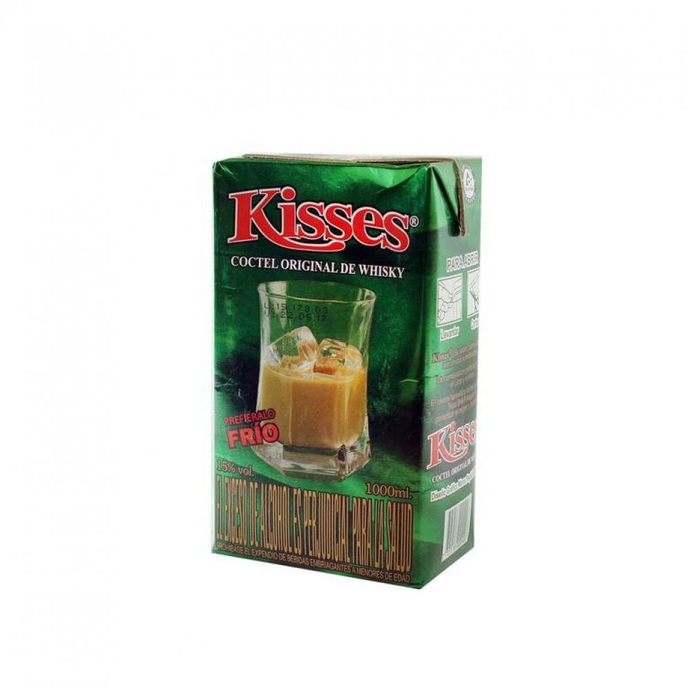APERITIVO TETRA WHISKY KISSES  x 1000ML