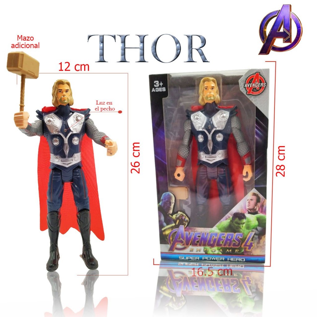 THOR AVENGERS MUÑECOS JUEGOS JUGUETES DIDÁCTICOS NIÑOS