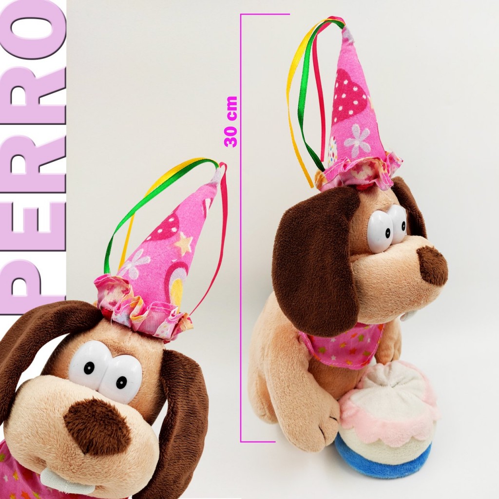 PERRO PELUCHE JUGUETE JUGUETERÍA NIÑA NIÑO INFANTIL