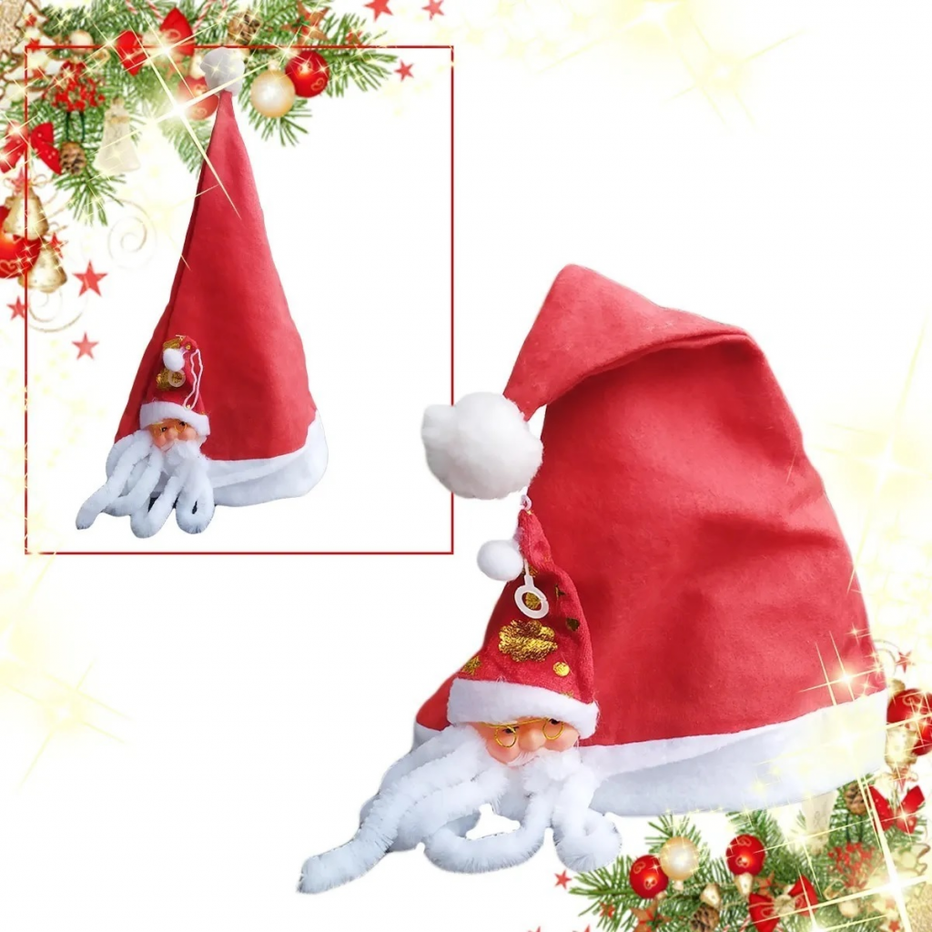 GORRO NAVIDAD PAPÁ NOEL ROPA NAVIDEÑA
