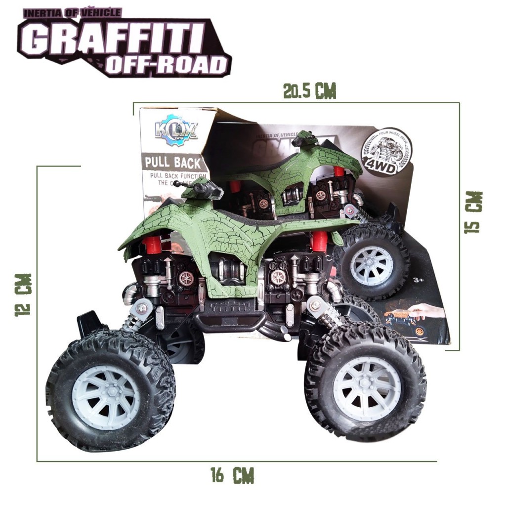 MOTO CUATRIMOTO MONSTER JUGUETES DIDÁCTICOS JUGUETERÍA